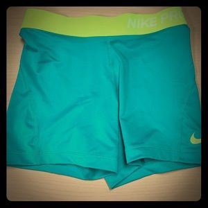 YM Nike pro shorts